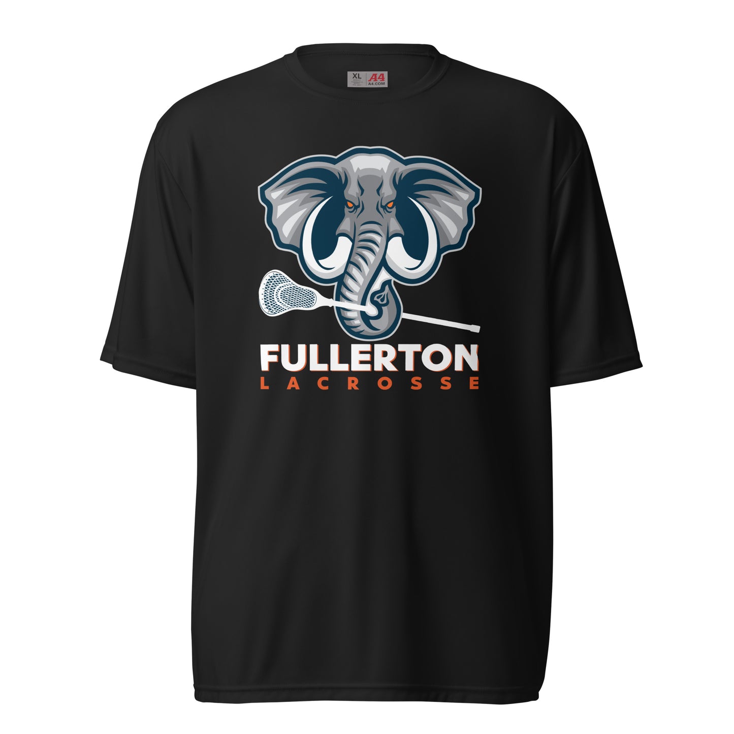 Adult CSUF Lacrosse A4 Performance T-Shirt