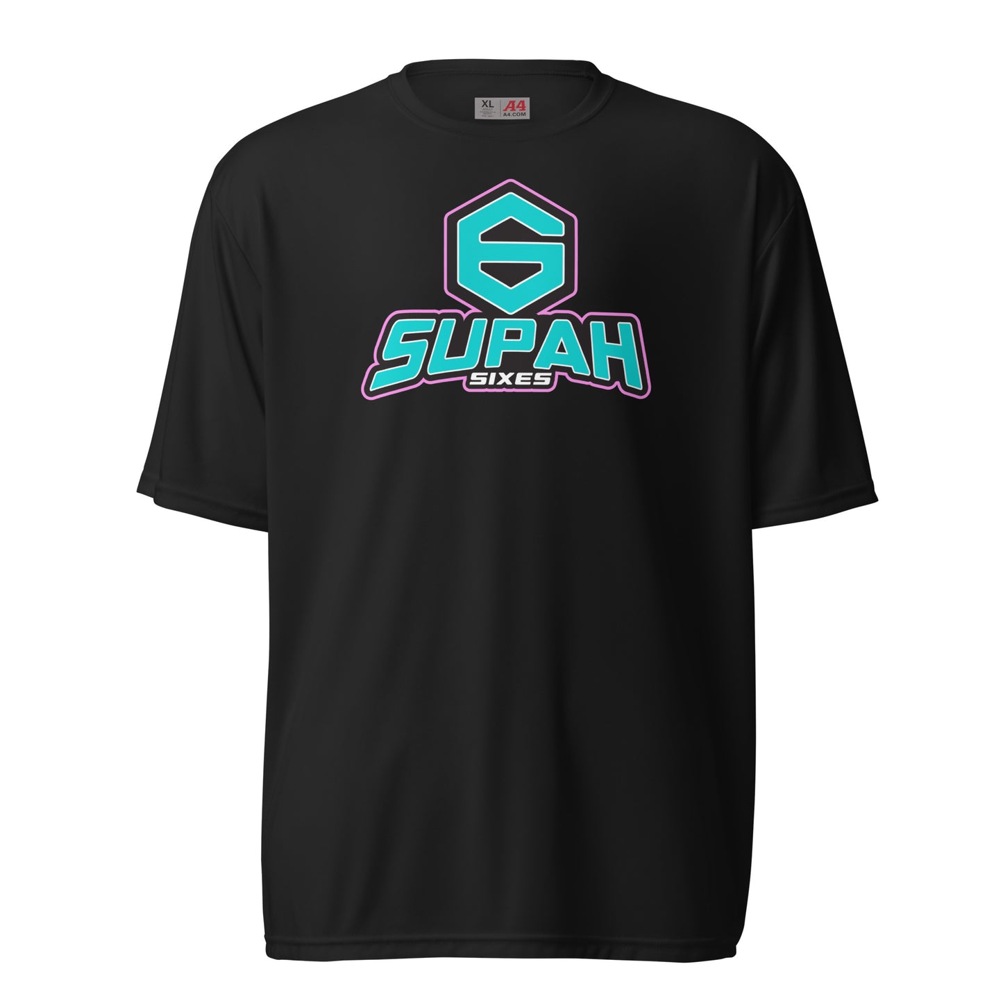 Adult Supah Sixes A4 Performance T-Shirt