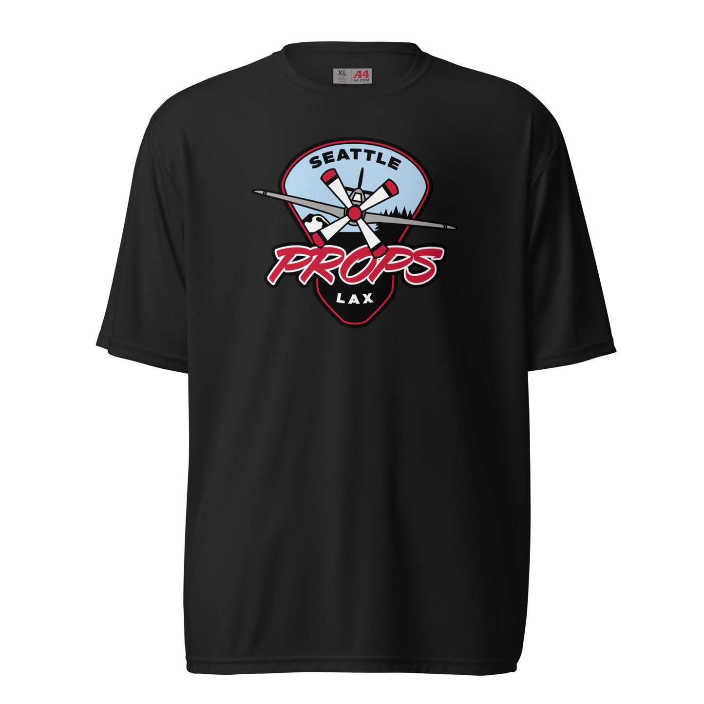 Adult Seattle Props Lacrosse A4 Performance T-Shirt