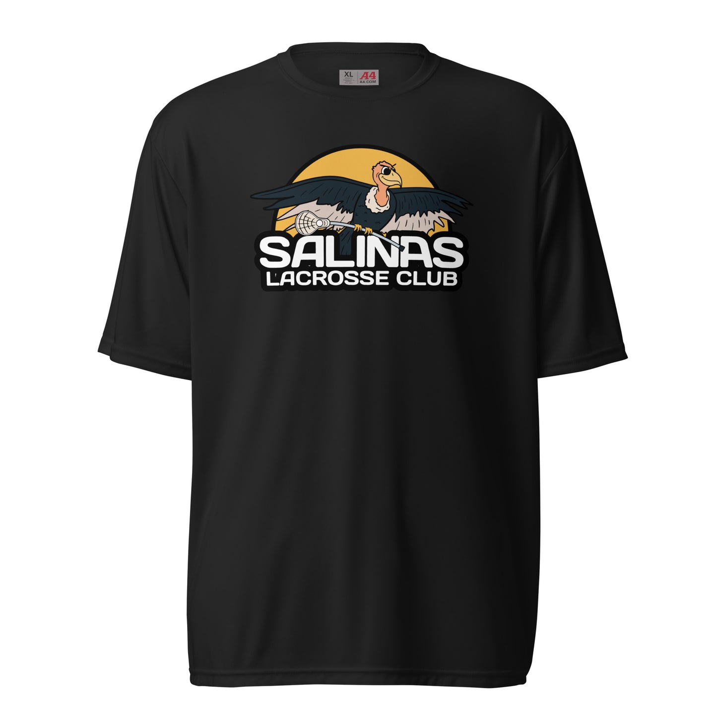 Adult Salinas Lacrosse A4 Performance T-Shirt
