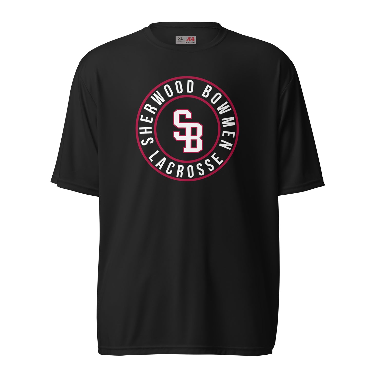 Adult Sherwood High School Lacrosse A4 Performance Shirt