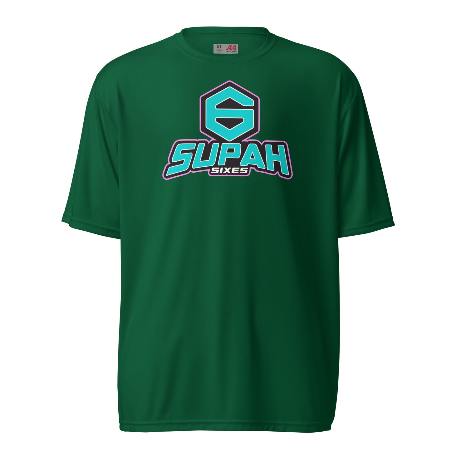 Adult Supah Sixes A4 Performance T-Shirt