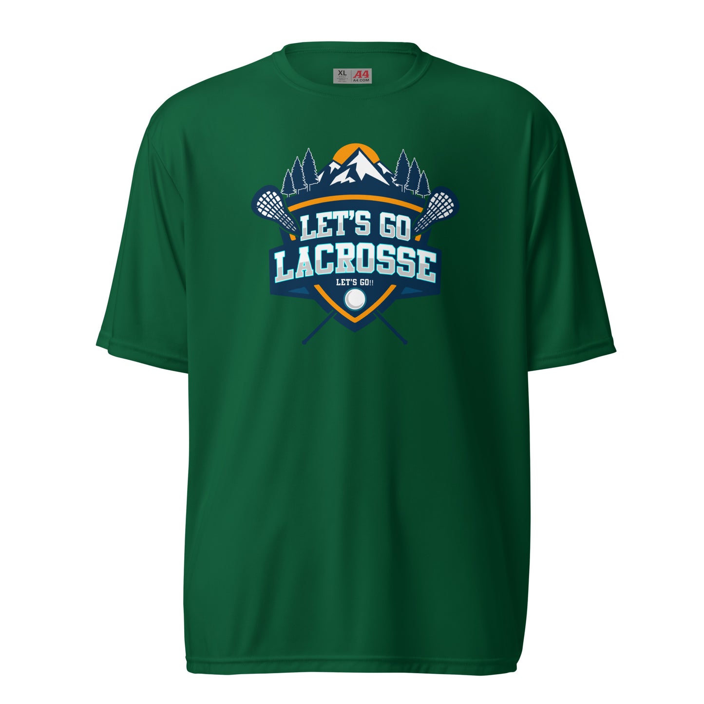 Adult Let's Go Lacrosse A4 Performance Shirt