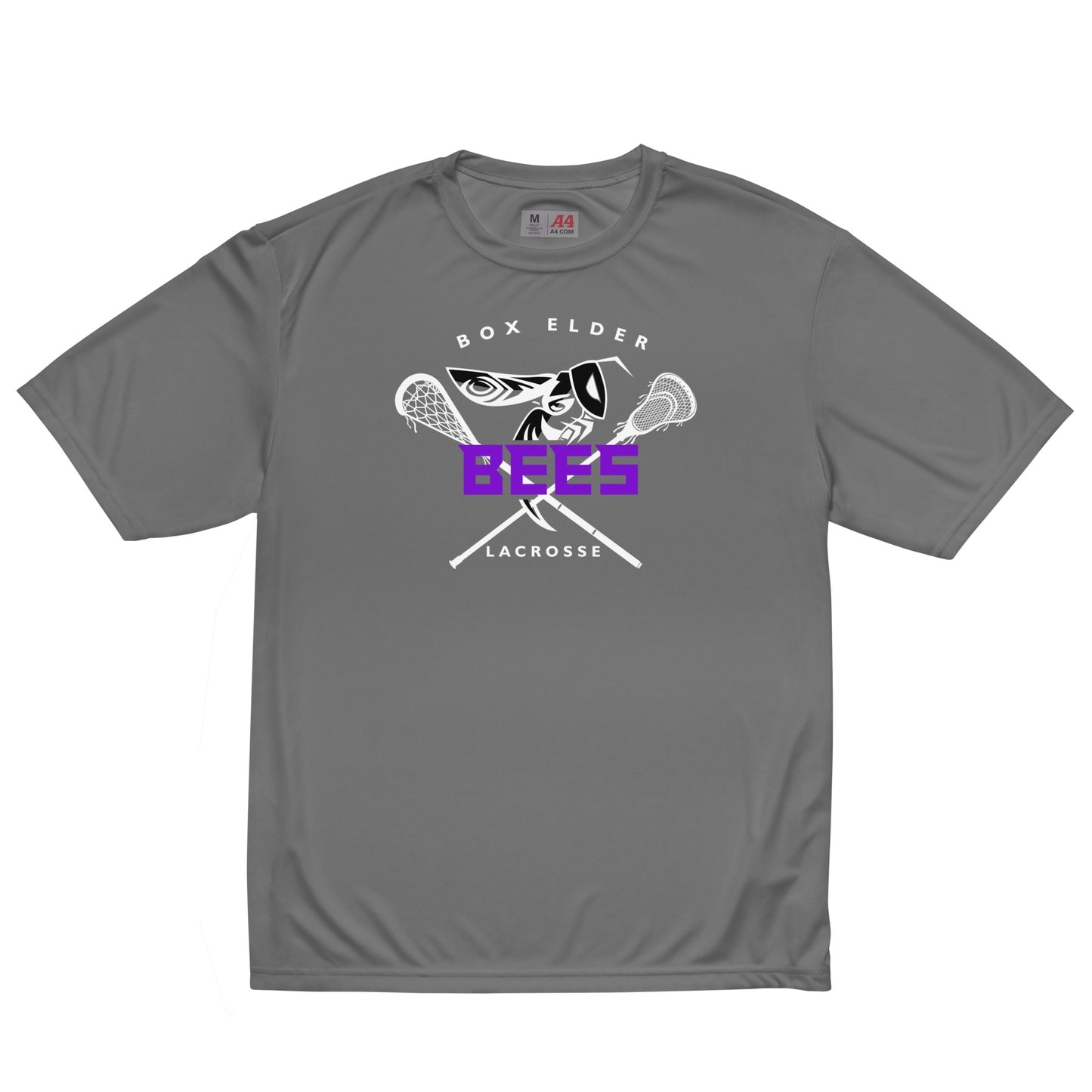 Adult Box Elder Lacrosse A4 Performance T-Shirt