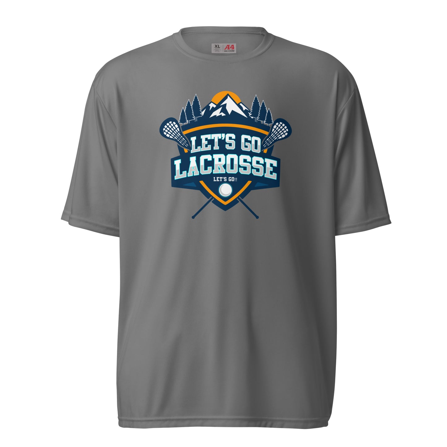 Adult Let's Go Lacrosse A4 Performance Shirt