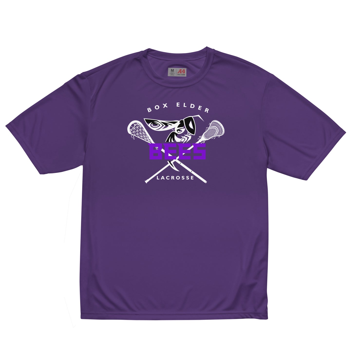 Adult Box Elder Lacrosse A4 Performance T-Shirt