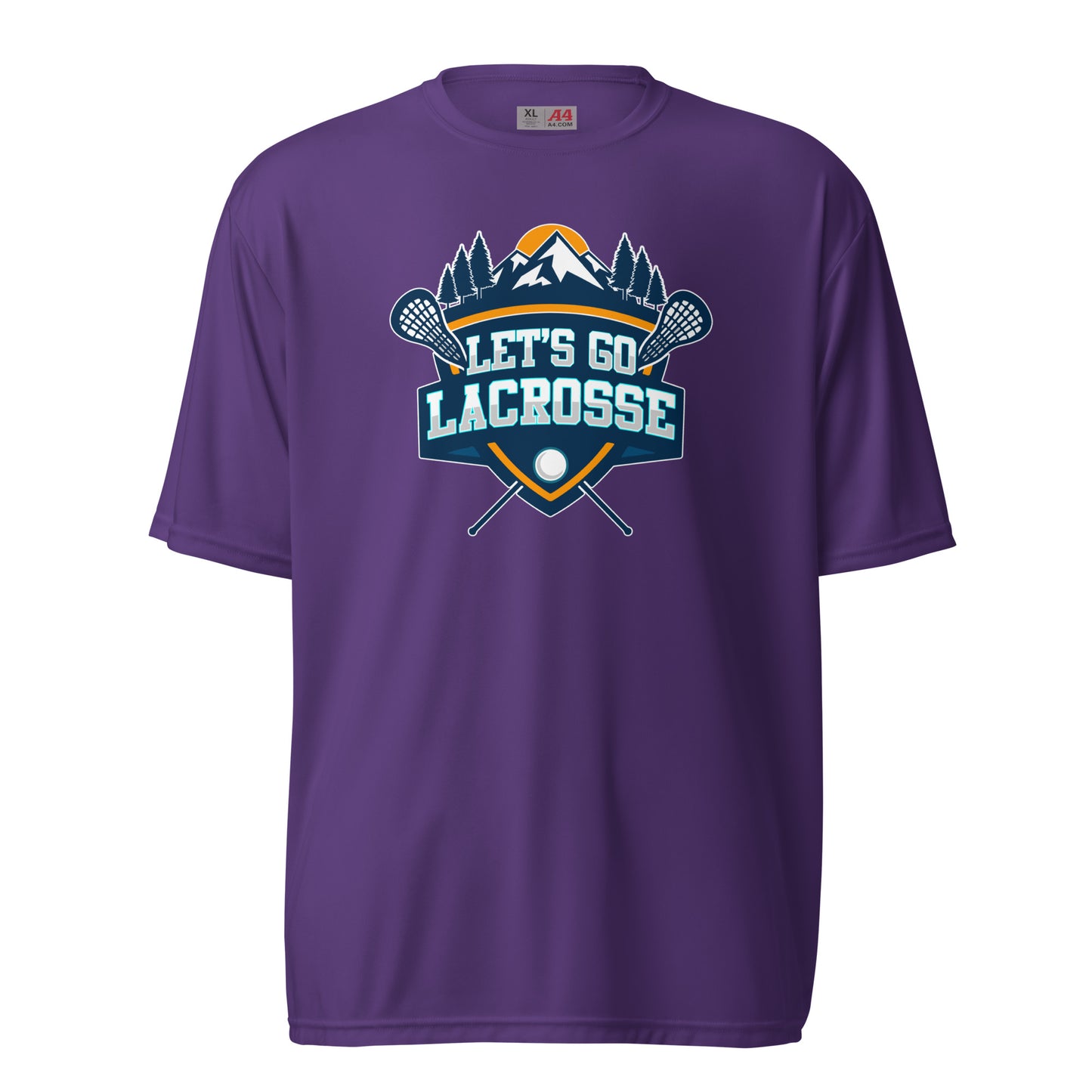 Adult Let's Go Lacrosse A4 Performance Shirt