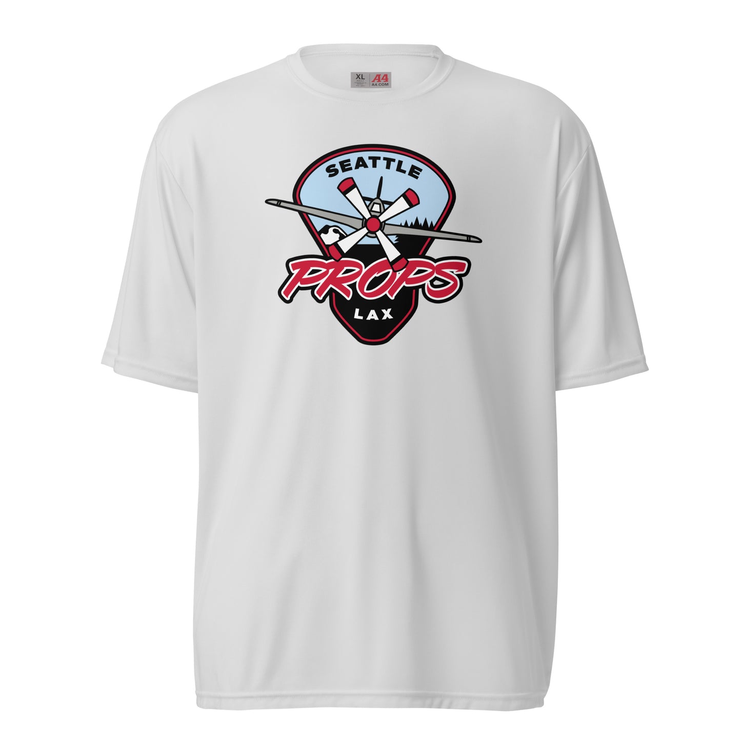 Adult Seattle Props Lacrosse A4 Performance T-Shirt
