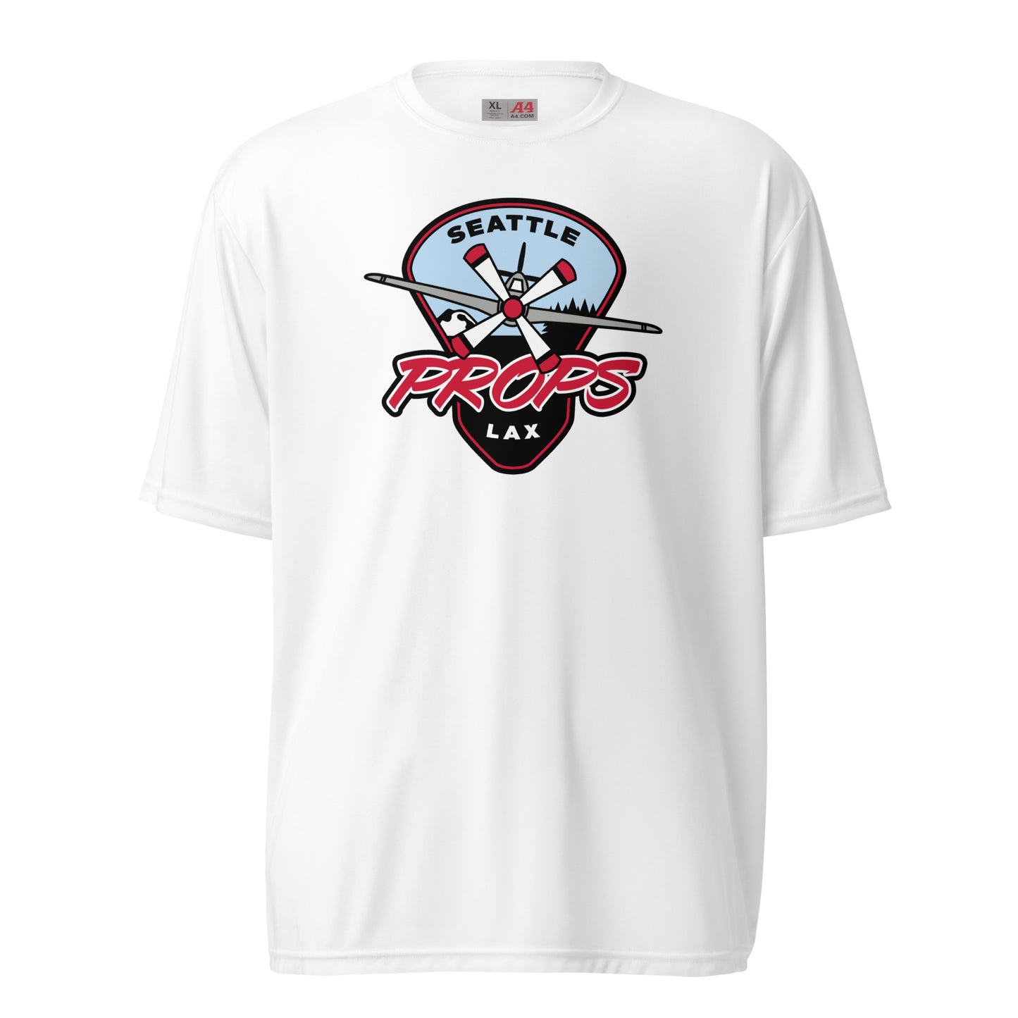 Adult Seattle Props Lacrosse A4 Performance T-Shirt