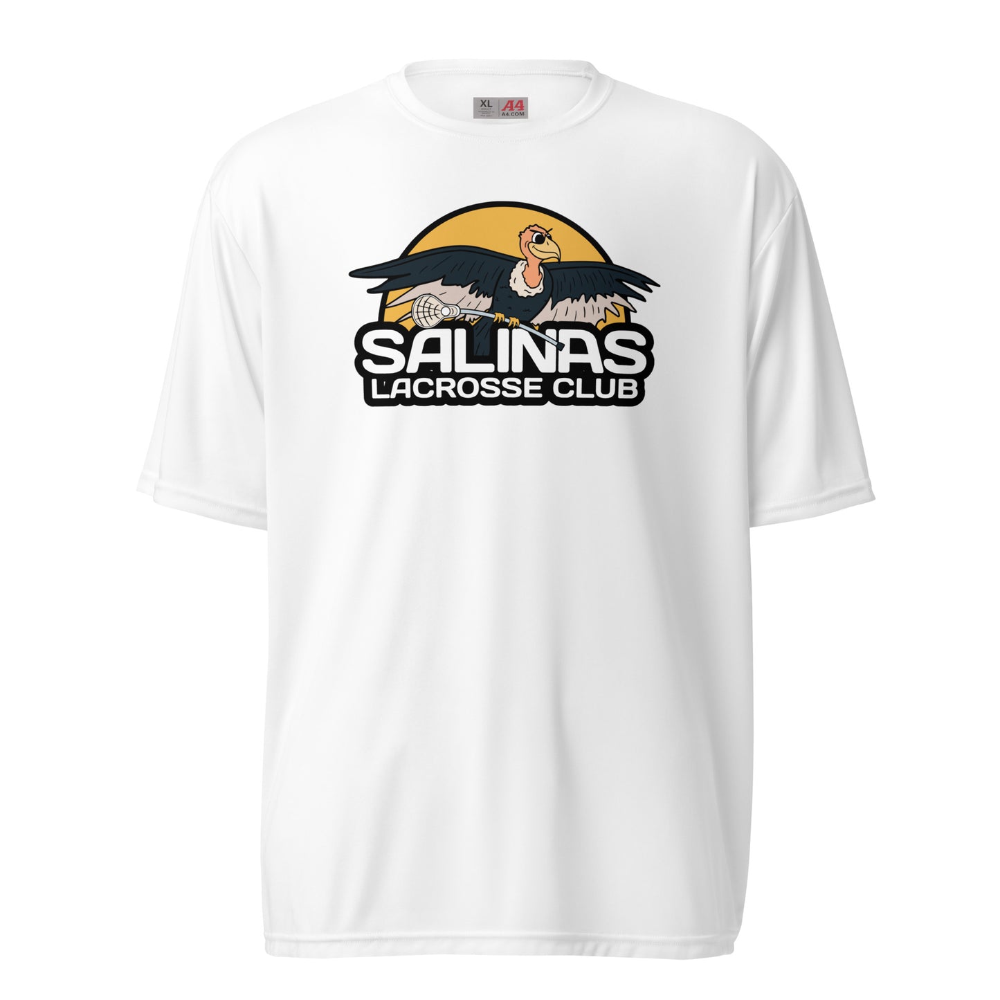 Adult Salinas Lacrosse A4 Performance T-Shirt