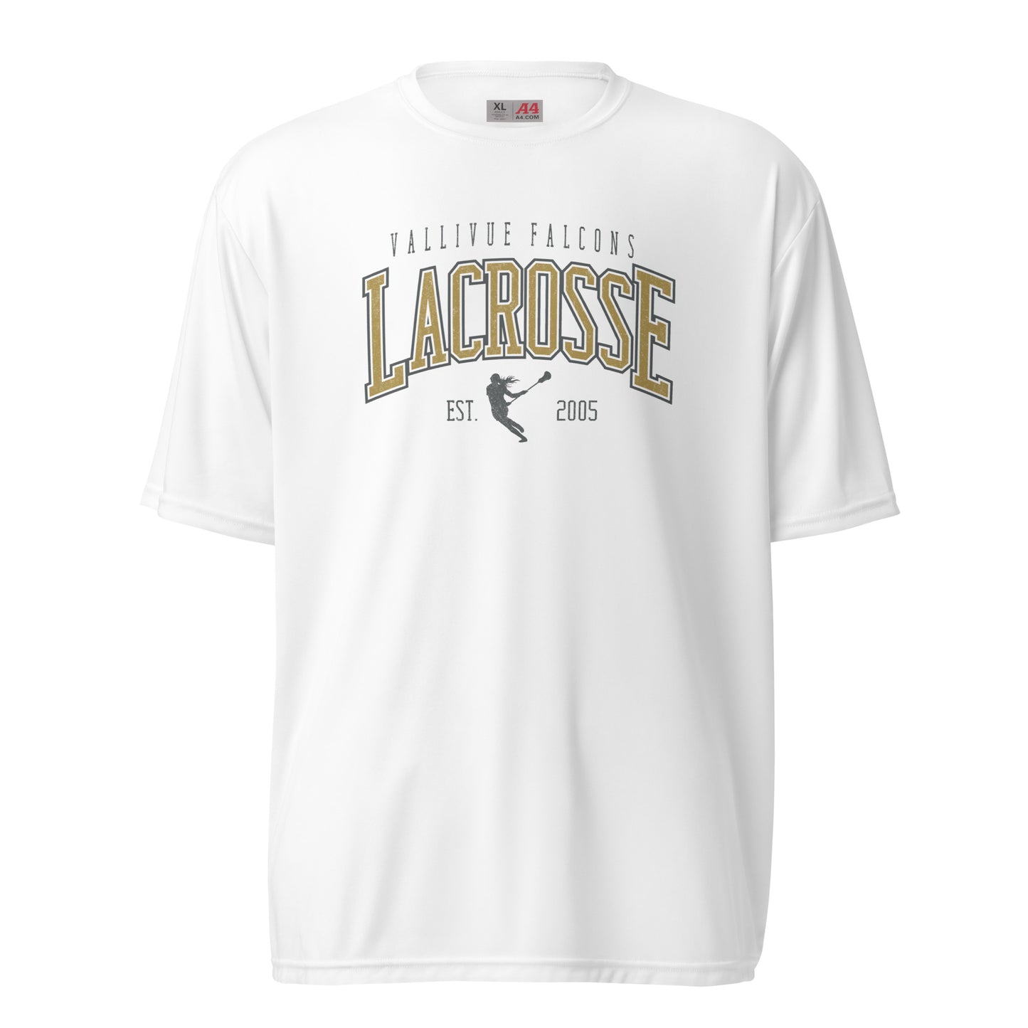 Adult Vallivue Lacrosse A4 Performance Shirt