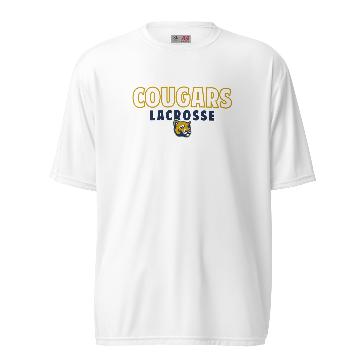 Adult Evergreen Cougars Lacrosse A4 Performance Shirt