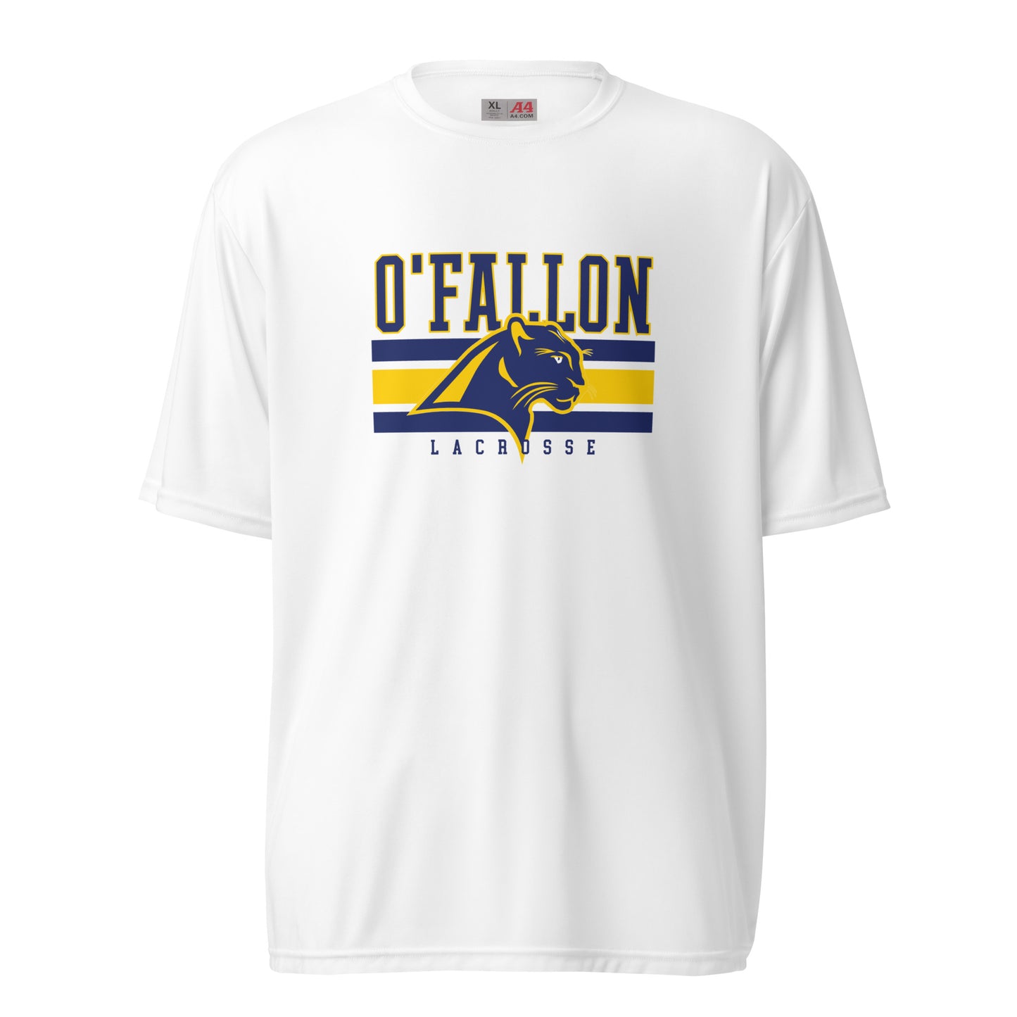 Adult O'Fallon Panthers Lacrosse A4 Performance Shirt