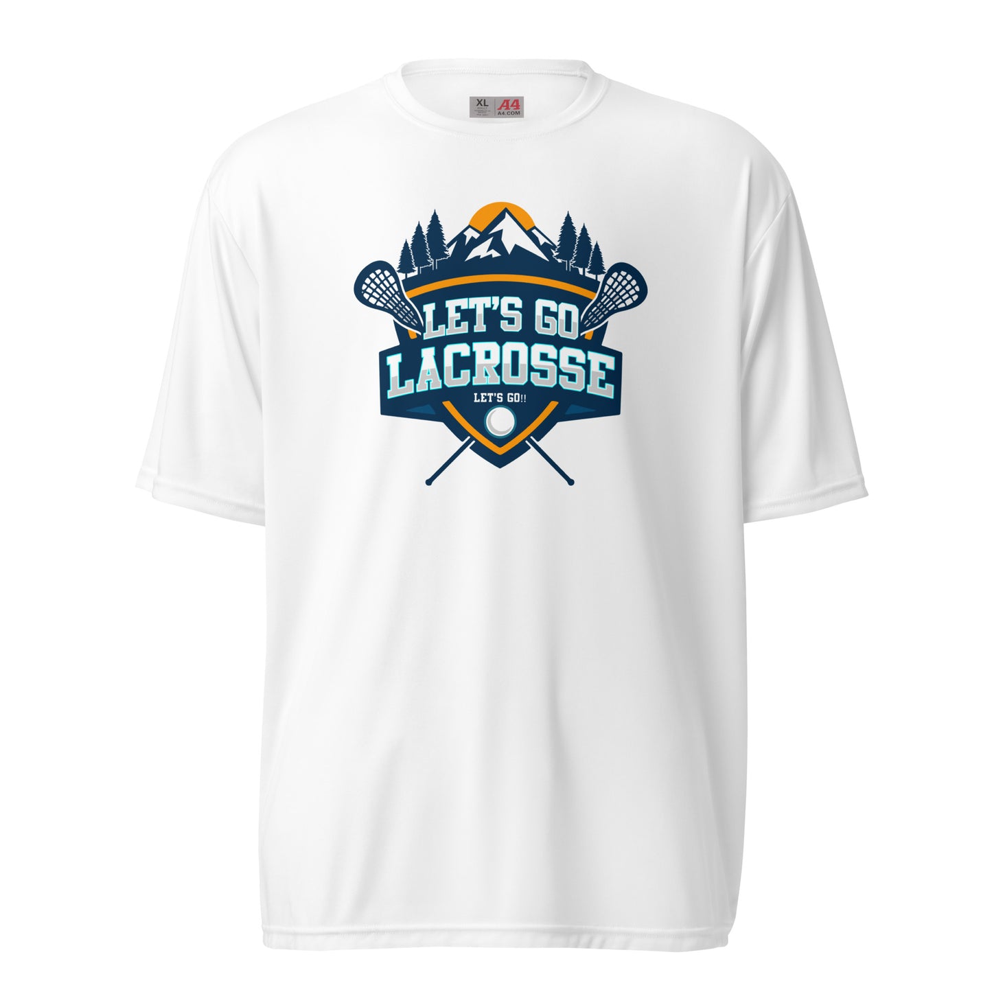 Adult Let's Go Lacrosse A4 Performance Shirt