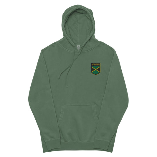 Adult Jamaica Lacrosse Pigment Dyed Hoodie