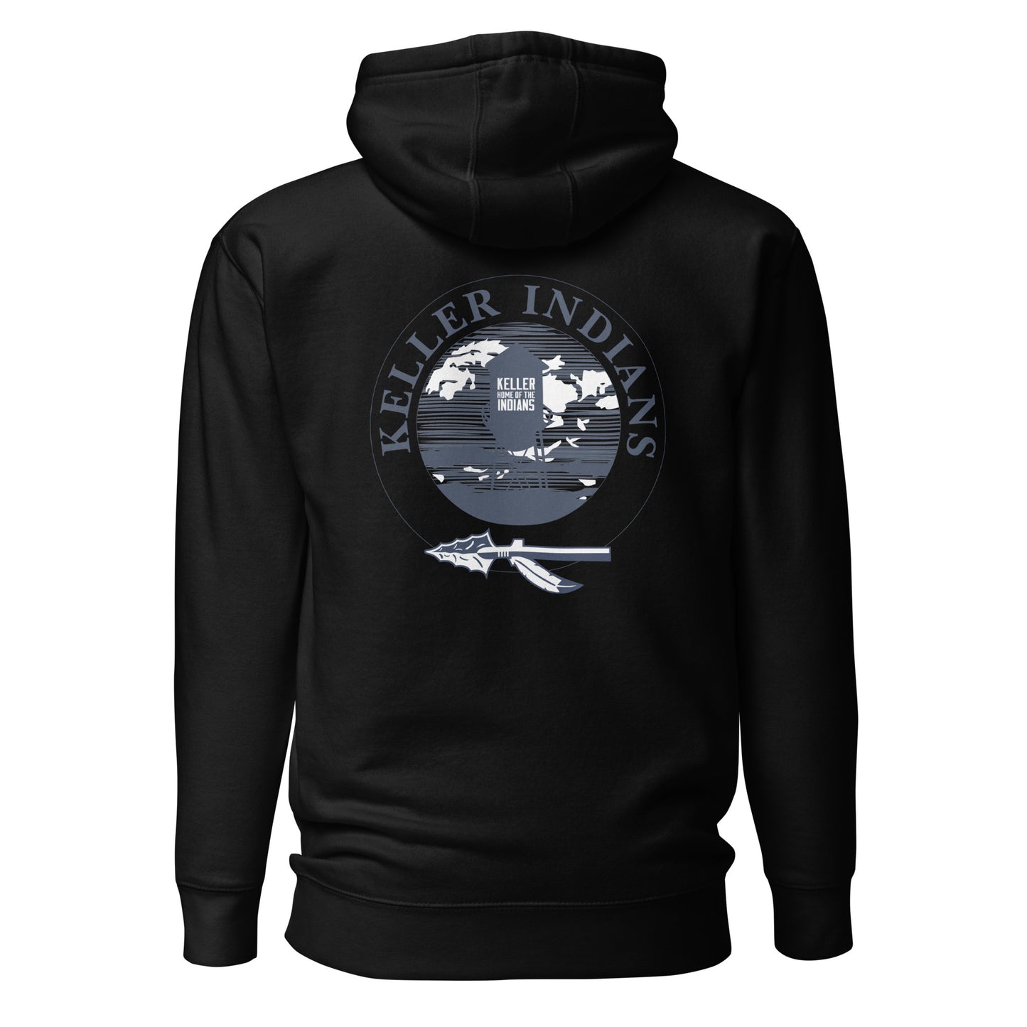 Adult Keller Football Cotton Heritage Hoodie | Water Tower