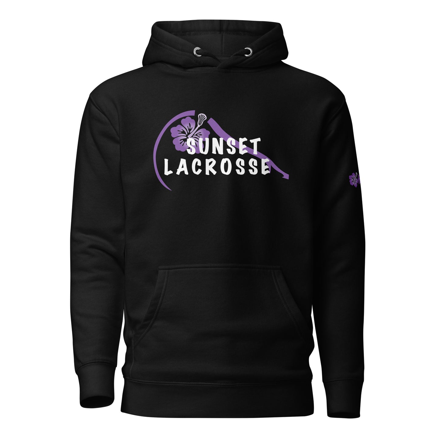 Adult Sunset Lacrosse Cotton Heritage Hoodie