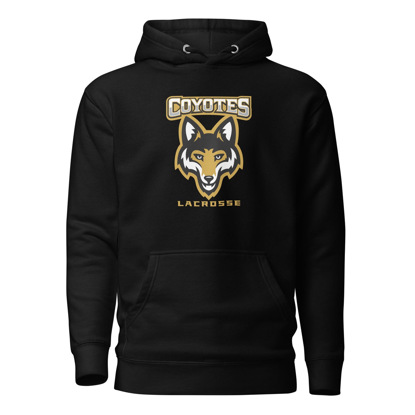 Adult Coyotes Lacrosse Cotton Heritage Premium Hoodie
