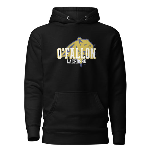 Adult O'Fallon Panthers Lacrosse Cotton Heritage Hoodie