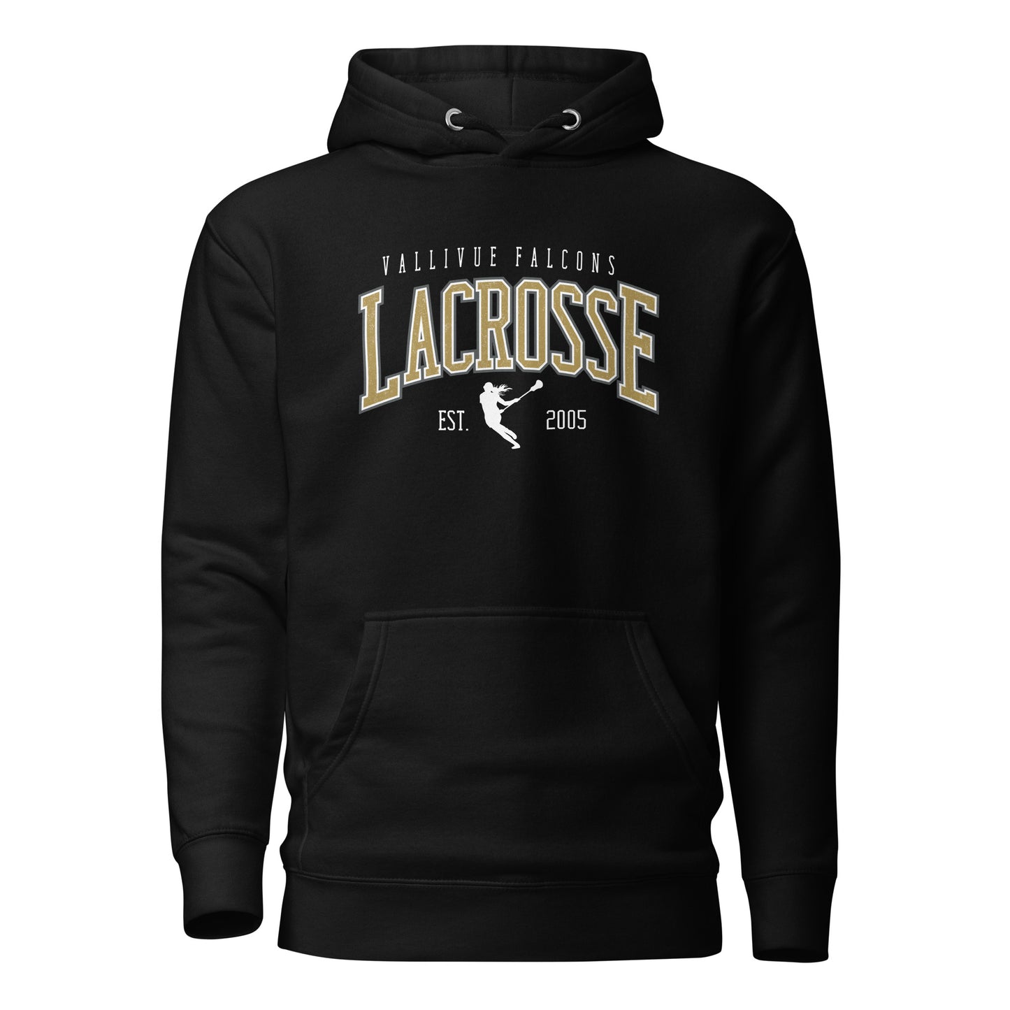 Adult Vallivue Lacrosse Cotton Heritage Hoodie