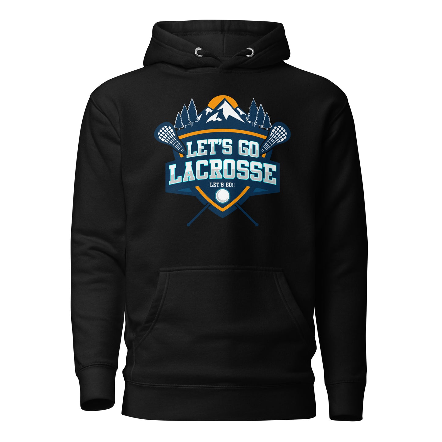 Adult Let's Go Lacrosse Cotton Heritage Hoodie