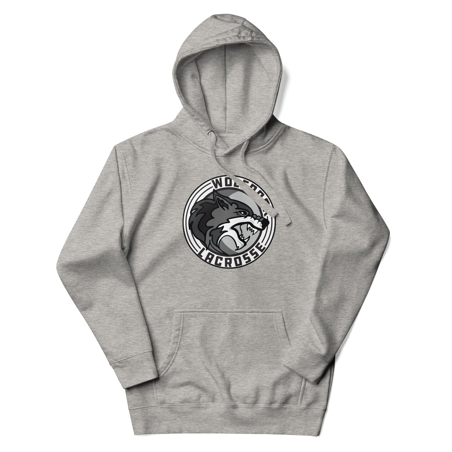 Adult Wolfpack Lacrosse Cotton Heritage Hoodie