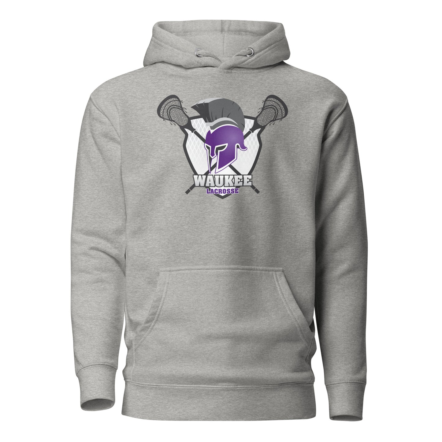 Adult Waukee Lacrosse Cotton Heritage Hoodie