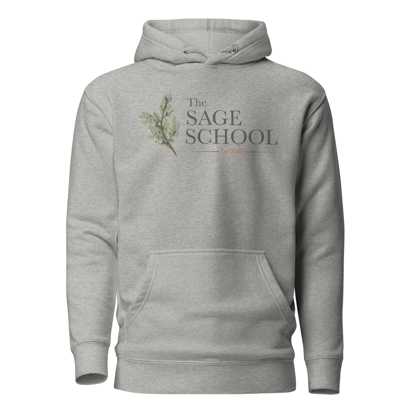 Adult Sage School Cotton Heritage Hoodie