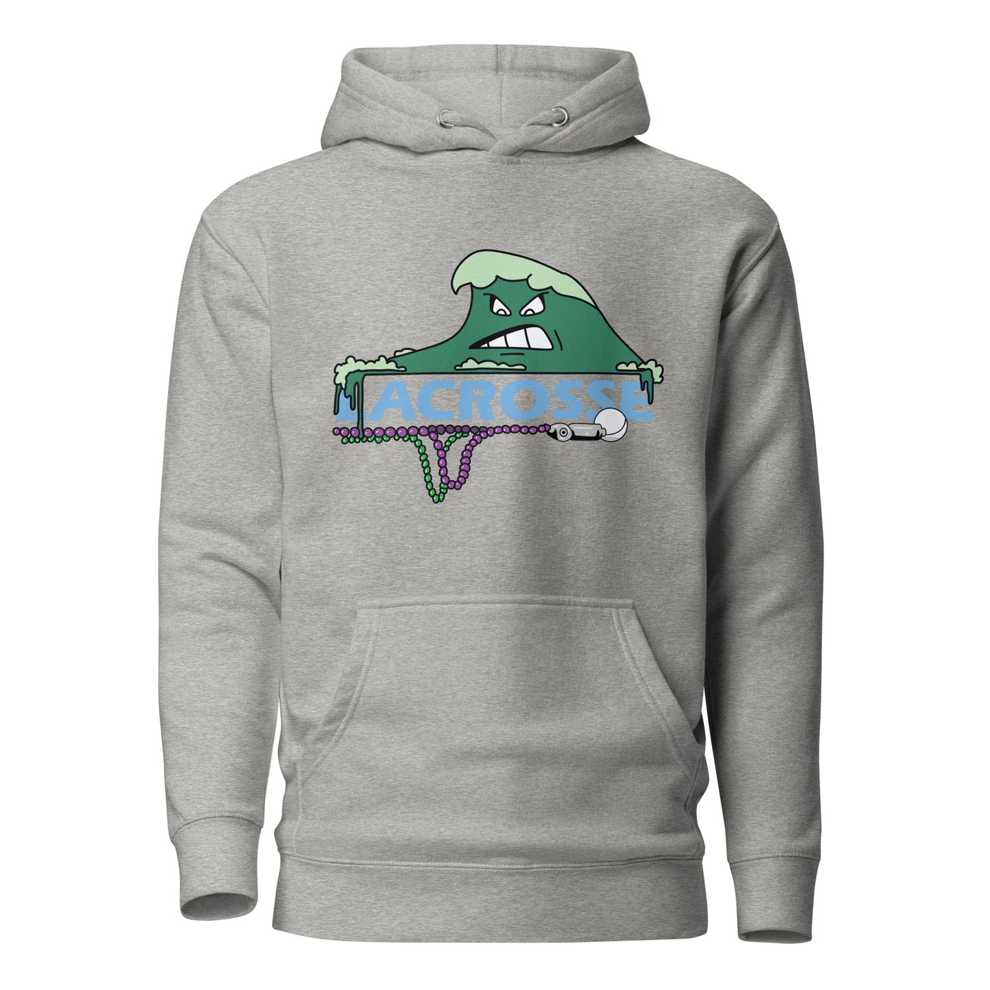 Adult Tulane Lacrosse  Cotton Heritage Hoodie