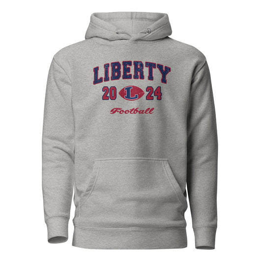 Adult Liberty Football Cotton Heritage Hoodie