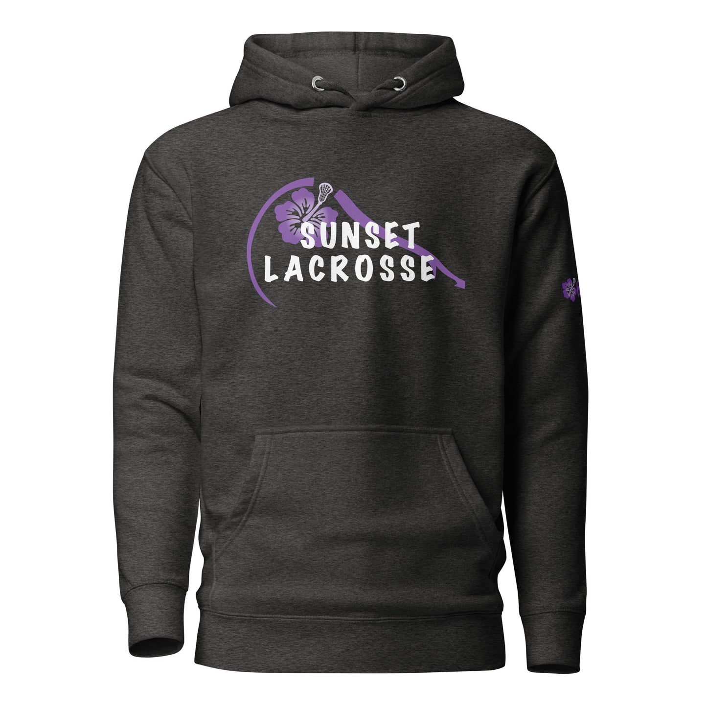 Adult Sunset Lacrosse Cotton Heritage Hoodie