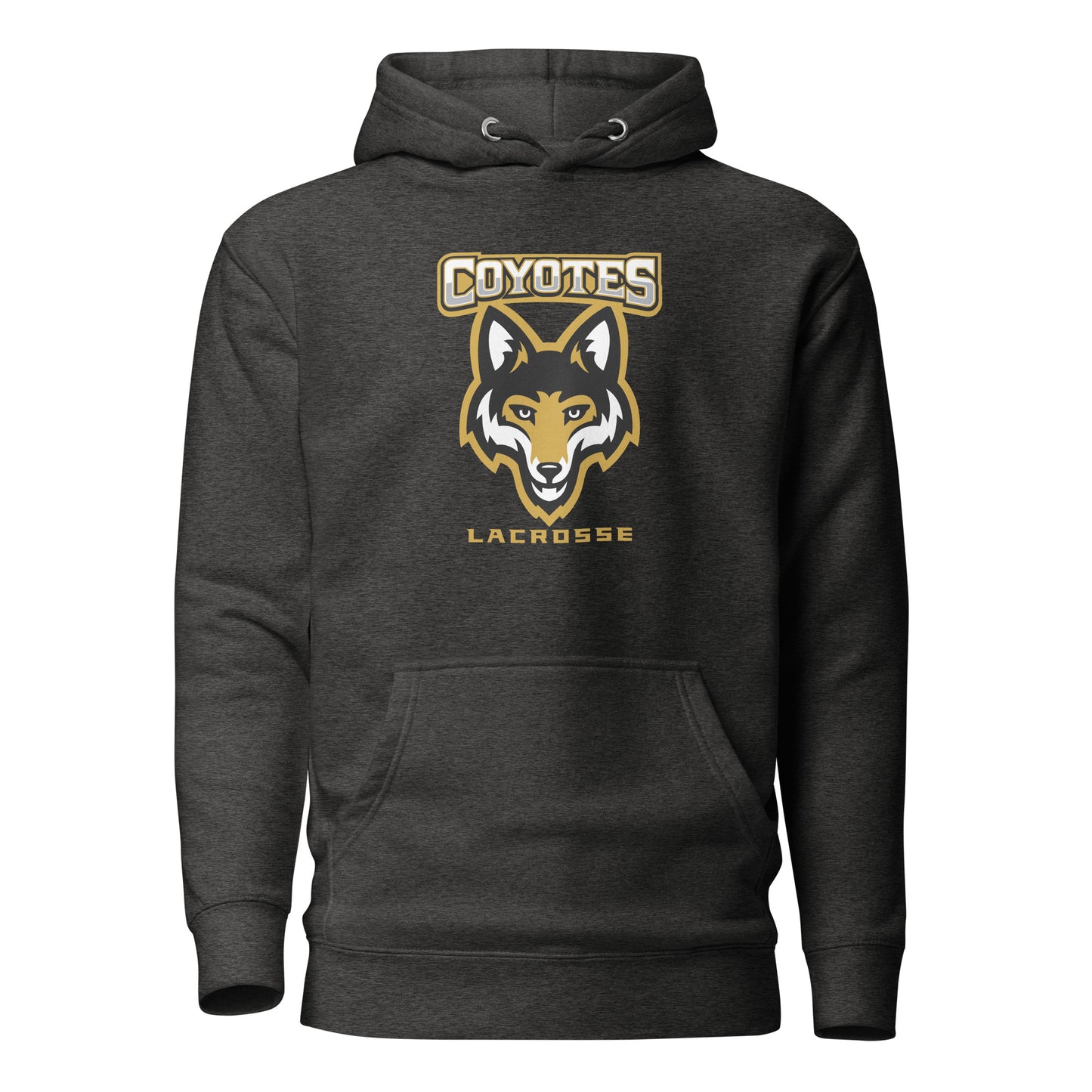 Adult Coyotes Lacrosse Cotton Heritage Premium Hoodie