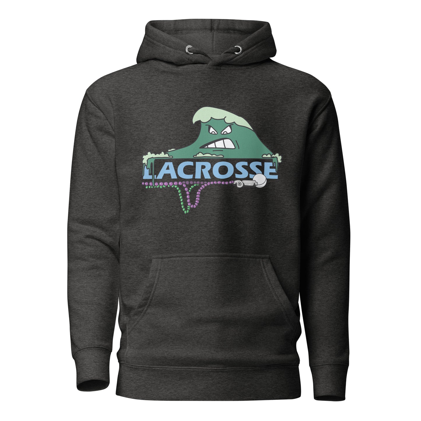 Adult Tulane Lacrosse  Cotton Heritage Hoodie