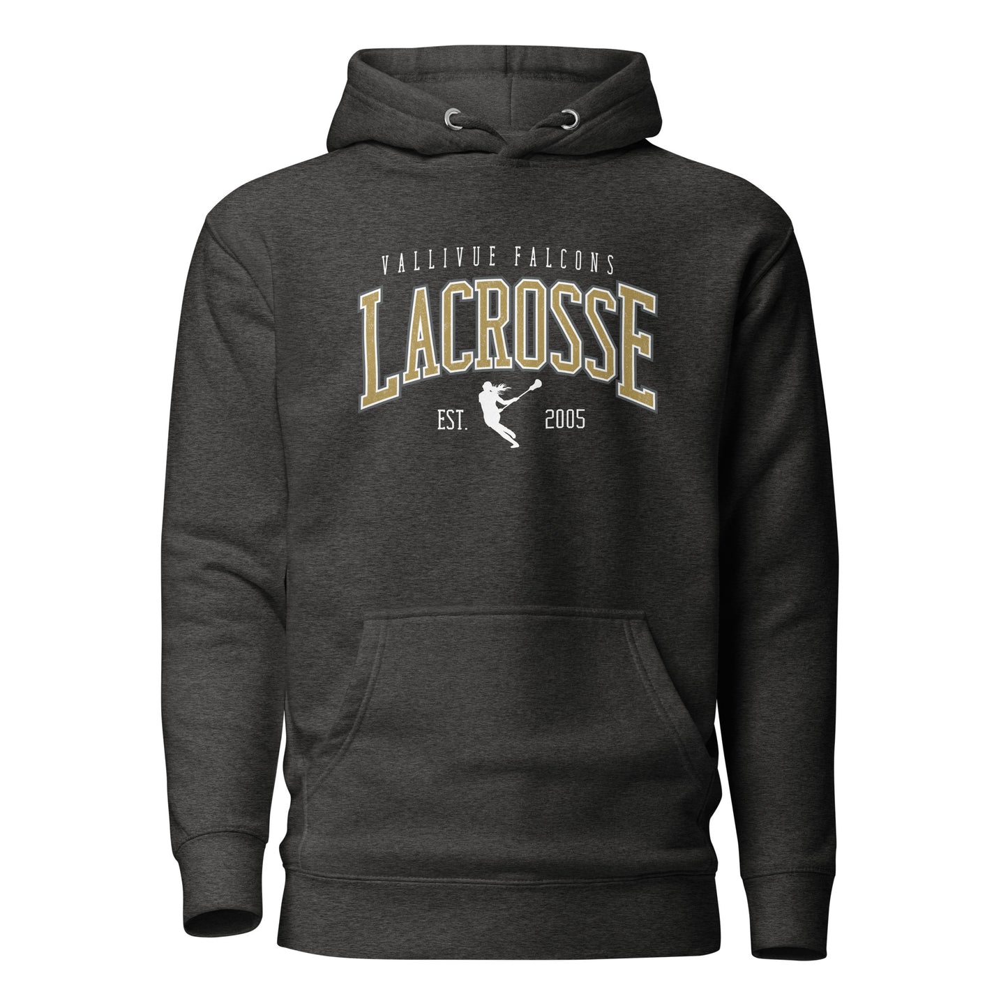 Adult Vallivue Lacrosse Cotton Heritage Hoodie