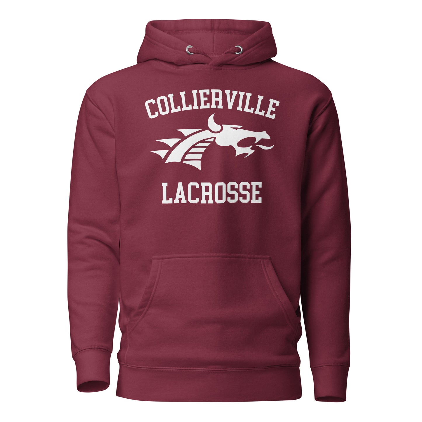 Adult Collierville Lacrosse Cotton Heritage Hoodie