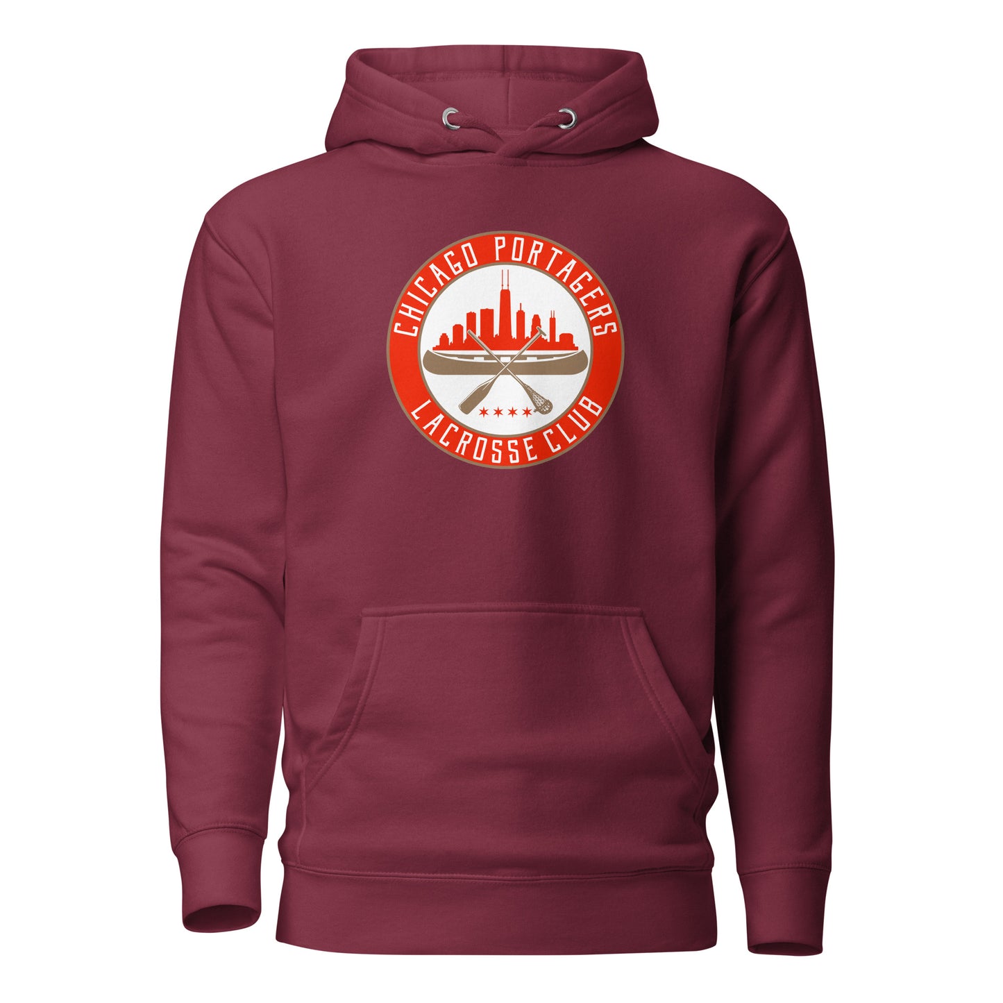 Adult Chicago Portagers Cotton Heritage Hoodie
