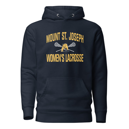 Adult MSJ Lacrosse Cotton Heritage Hoodie