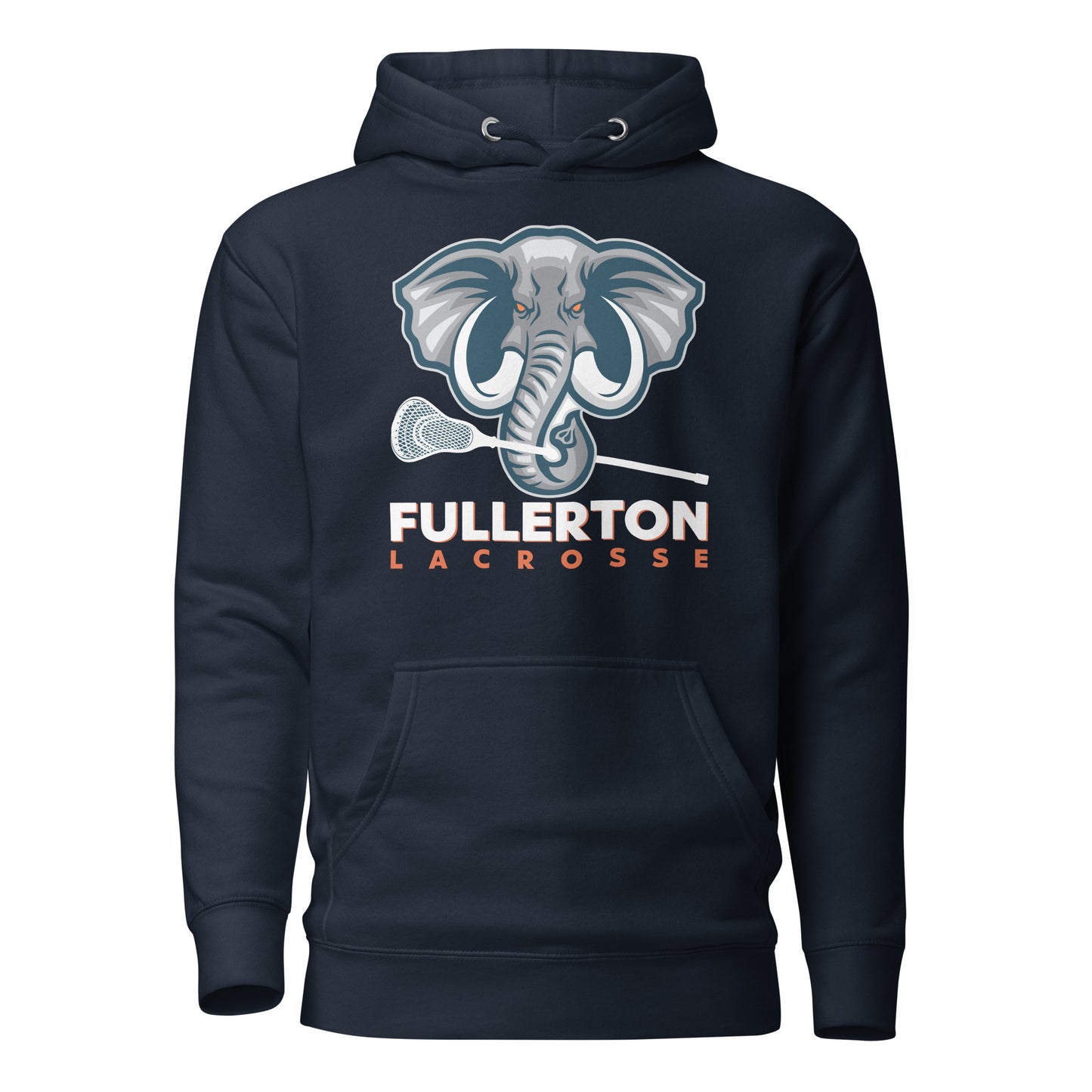 Adult CSUF Lacrosse Cotton Heritage Hoodie