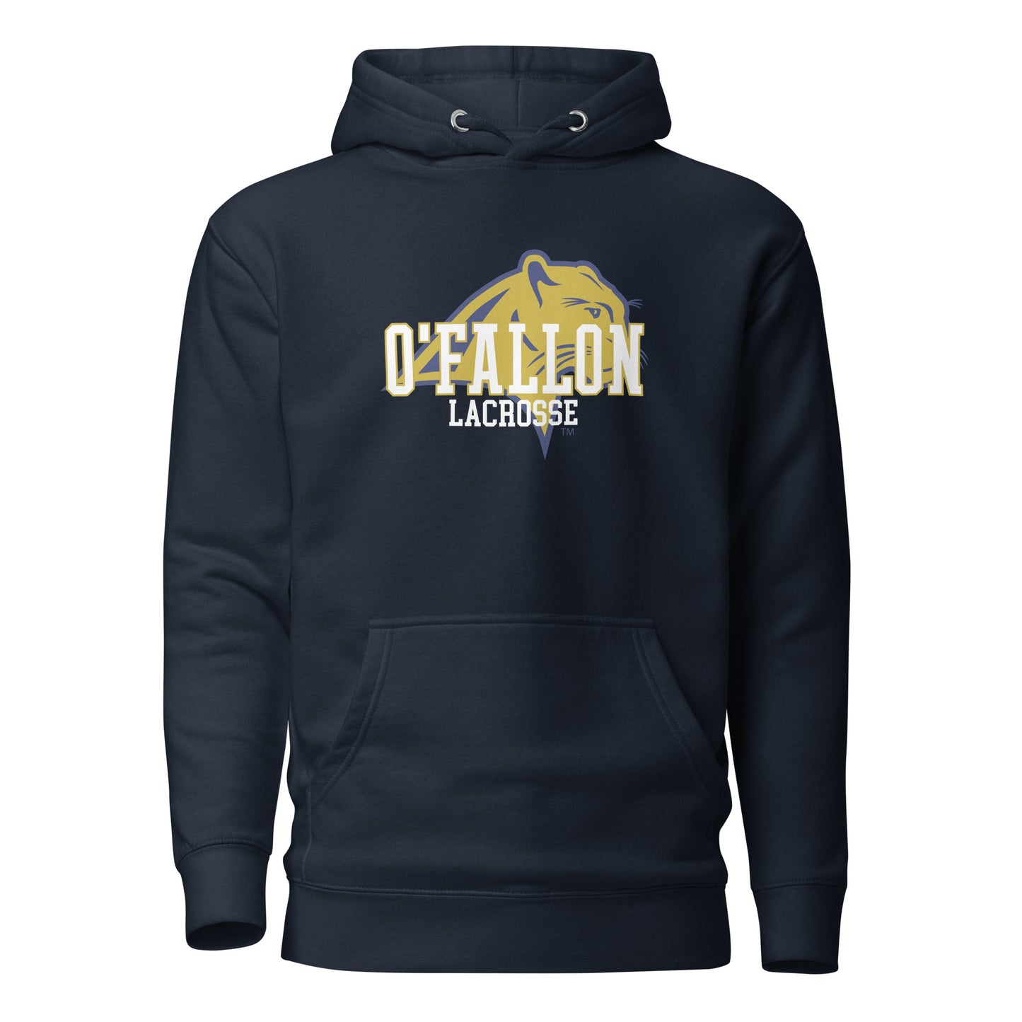 Adult O'Fallon Panthers Lacrosse Cotton Heritage Hoodie