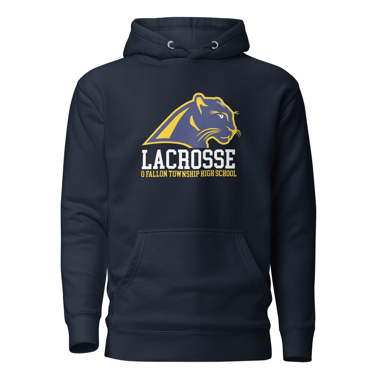 Adult O'Fallon Panthers Lacrosse Cotton Heritage Hoodie