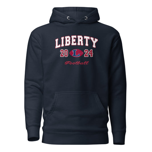 Adult Liberty Football Cotton Heritage Hoodie