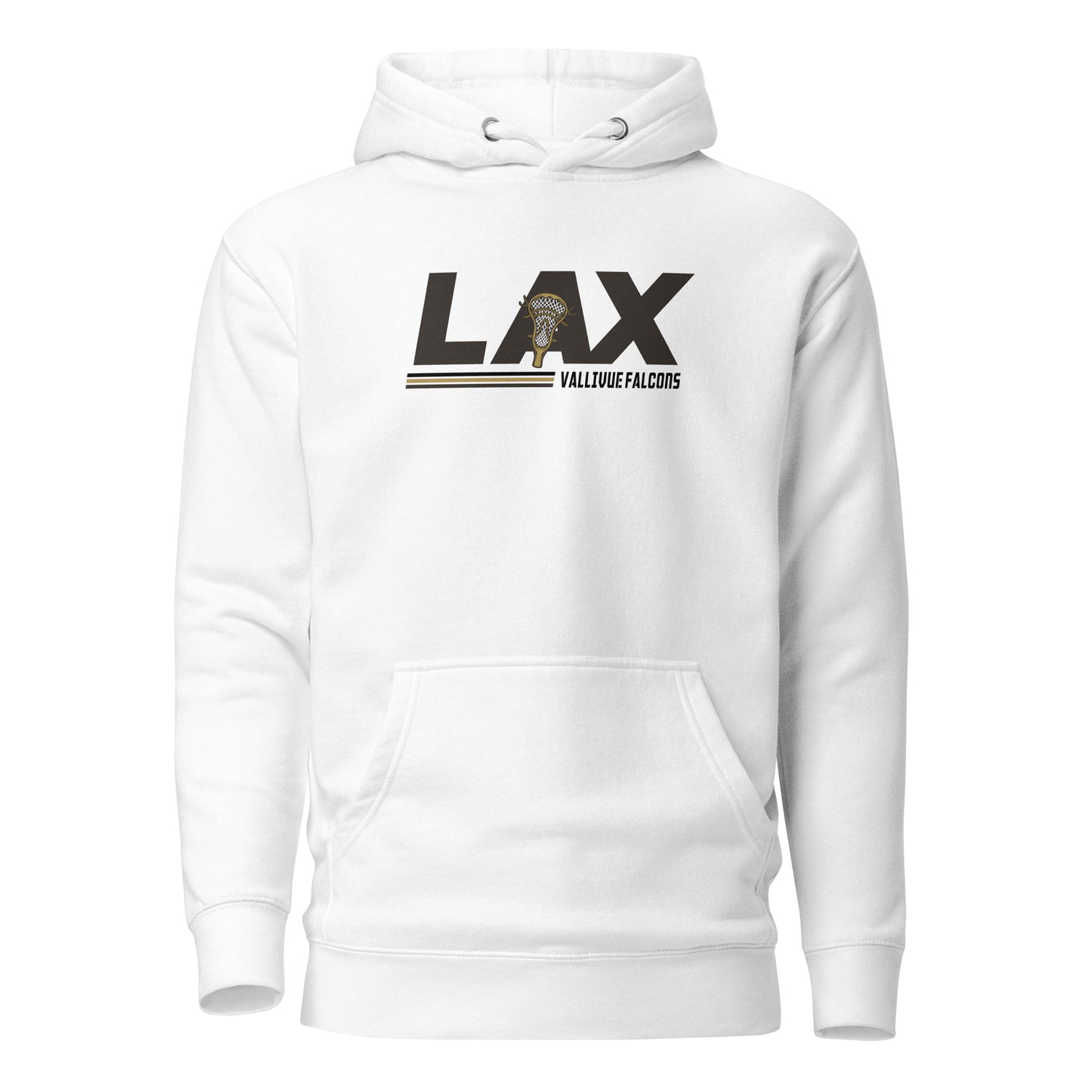 Adult Vallivue Lacrosse Cotton Heritage Hoodie