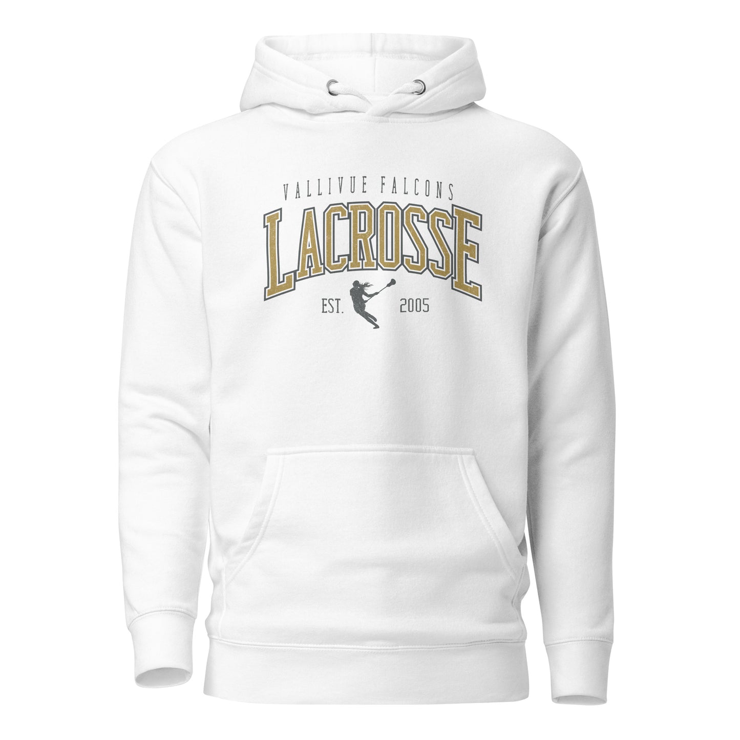 Adult Vallivue Lacrosse Cotton Heritage Hoodie