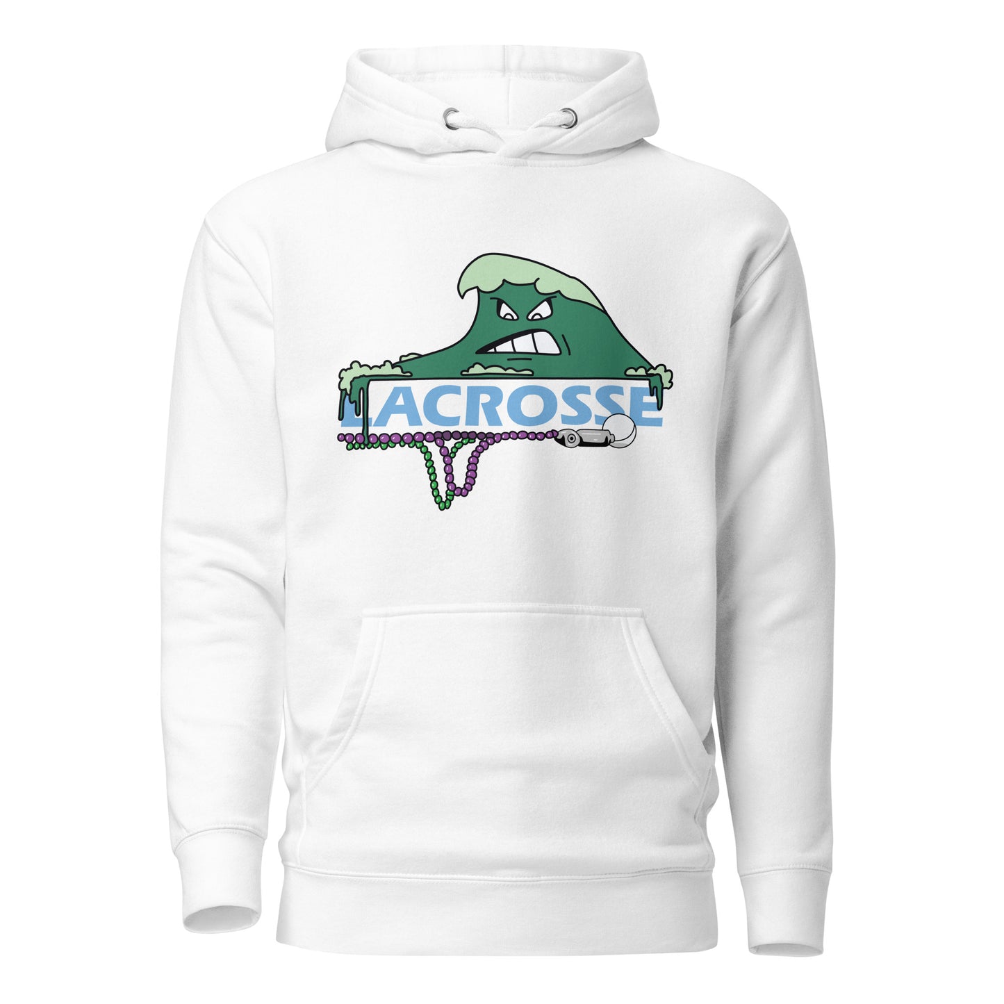 Adult Tulane Lacrosse  Cotton Heritage Hoodie