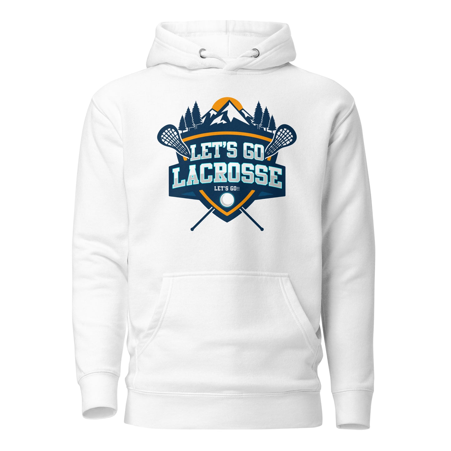 Adult Let's Go Lacrosse Cotton Heritage Hoodie