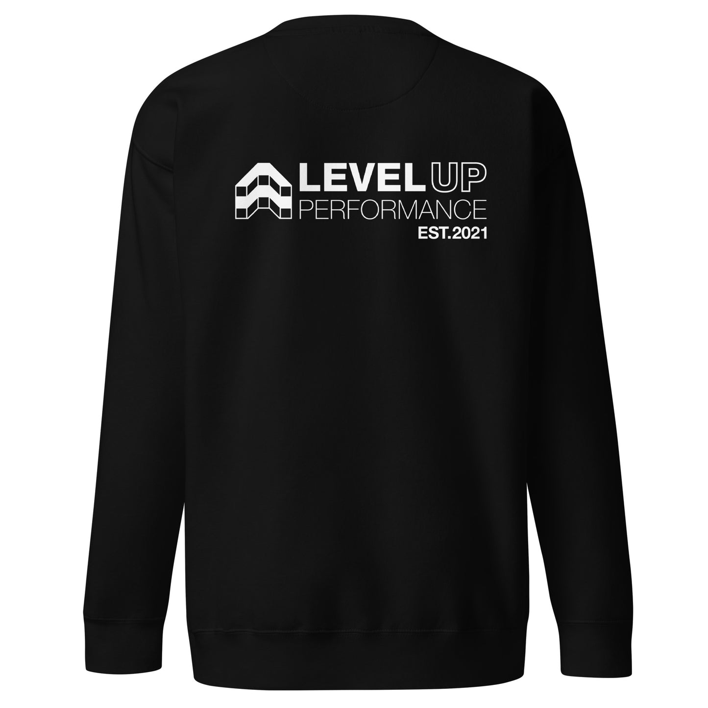 Adult Level Up Cotton Heritage Crewneck Sweatshirt (Front & Back)