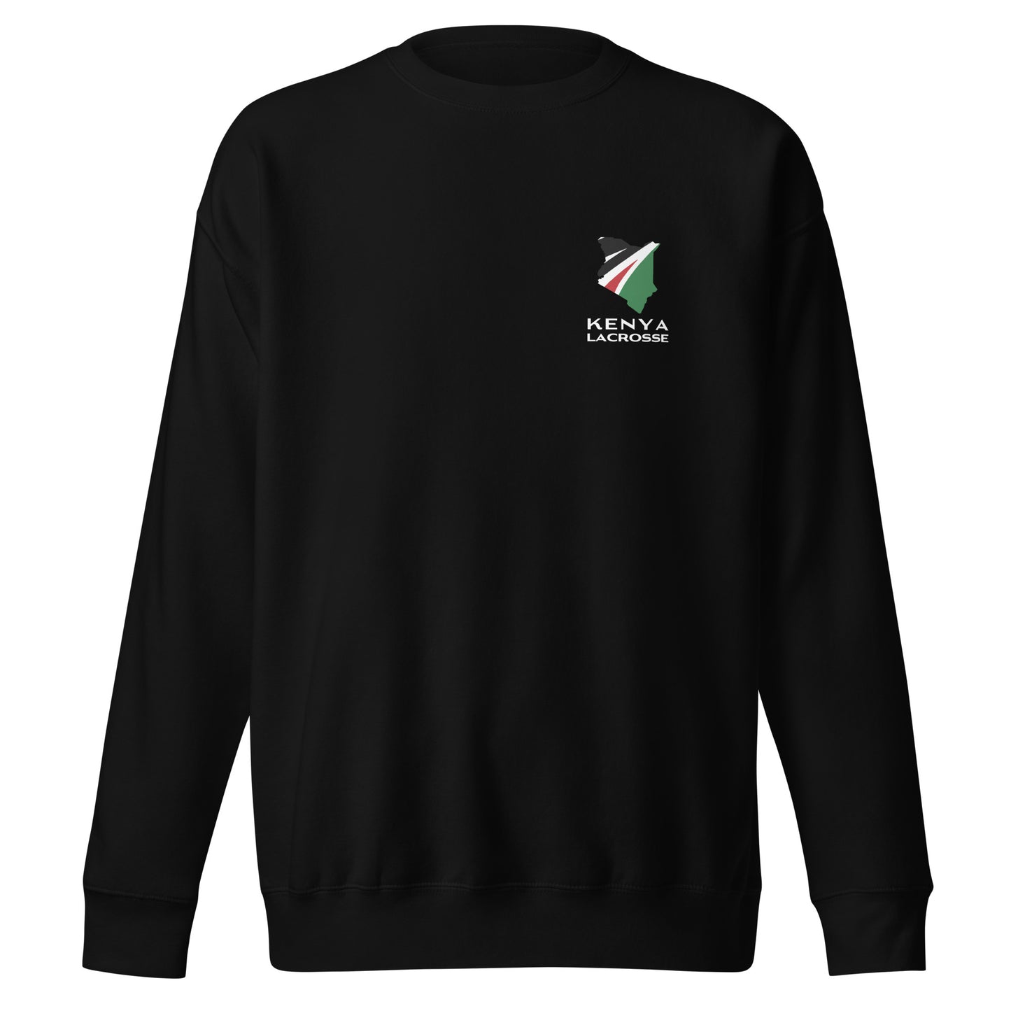 Adult Kenya Lacrosse Cotton Heritage Crewneck Sweatshirt