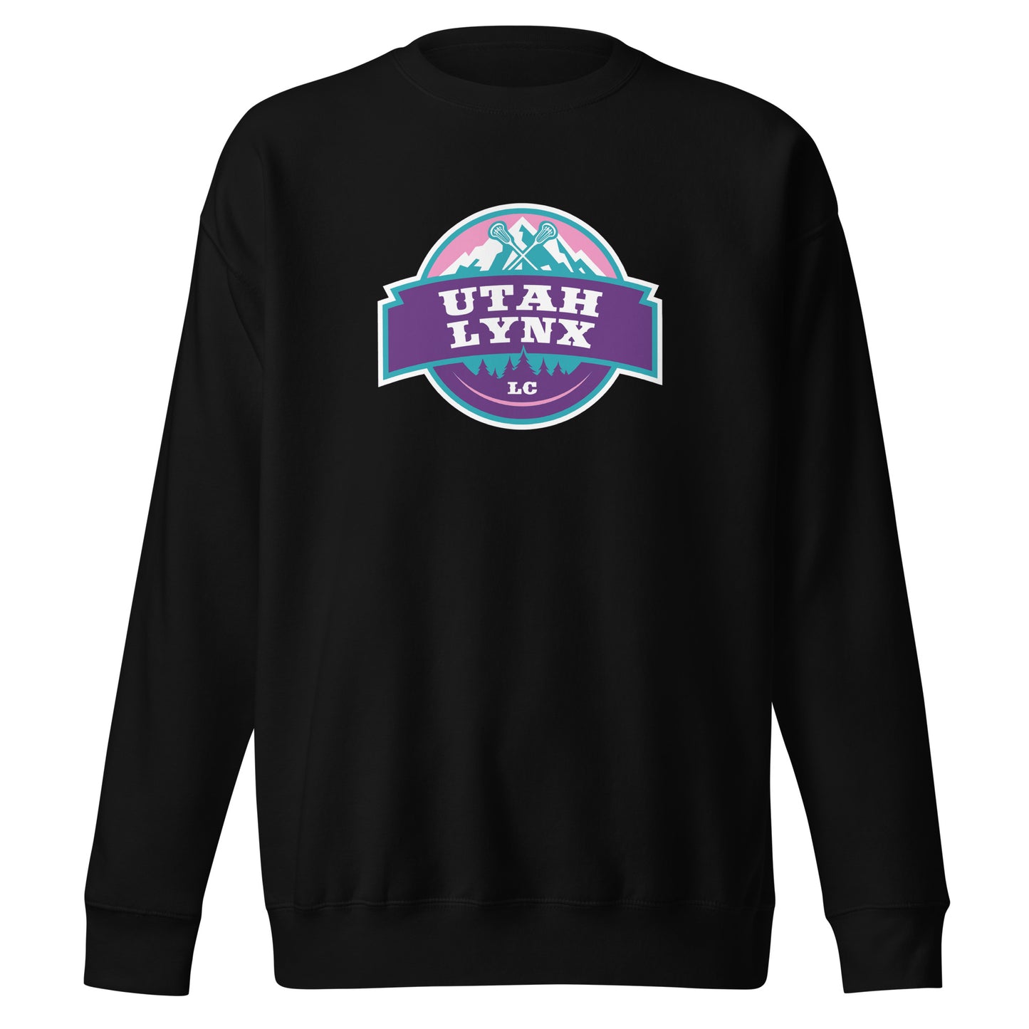 Adult Utah Lynx Cotton Heritage Crewneck Sweatshirt