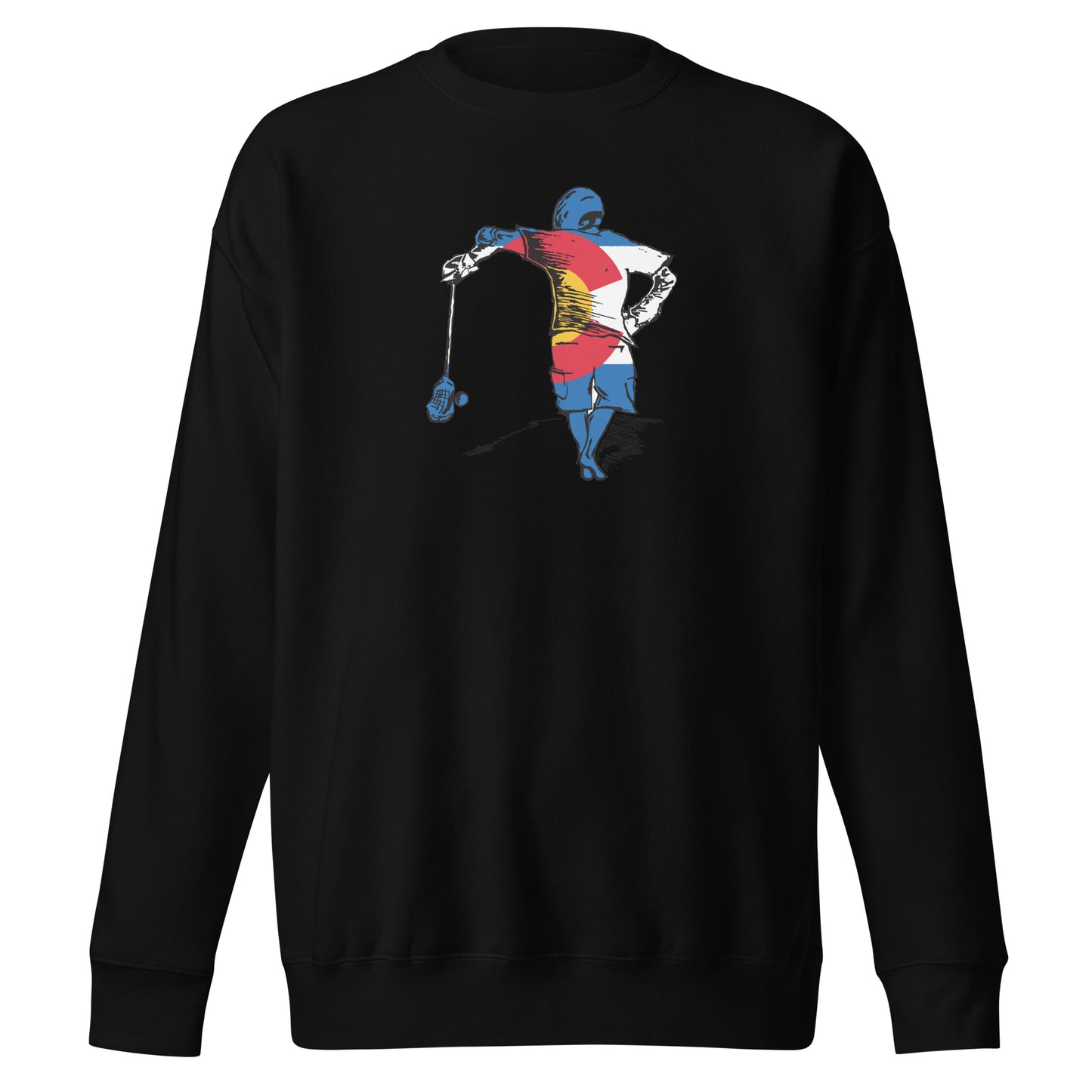 Adult POWLAX Cotton Heritage Crewneck Sweatshirt