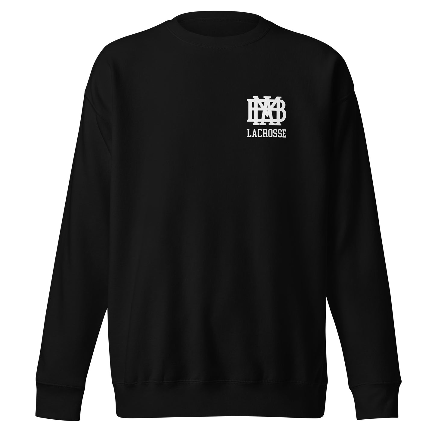 Adult MBA Lacrosse Cotton Heritage Crewneck Sweatshirt